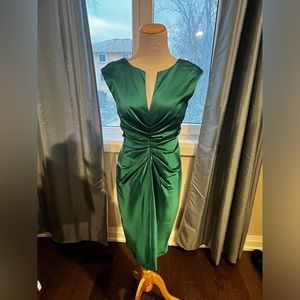 Banites green cocktail dress
